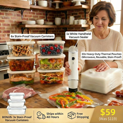 Storva™  Vacuum Food Storage System Bundle