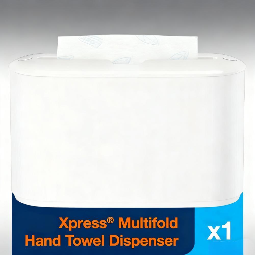 Compact Multifold Hand Towel Dispenser (Sleek White Design)